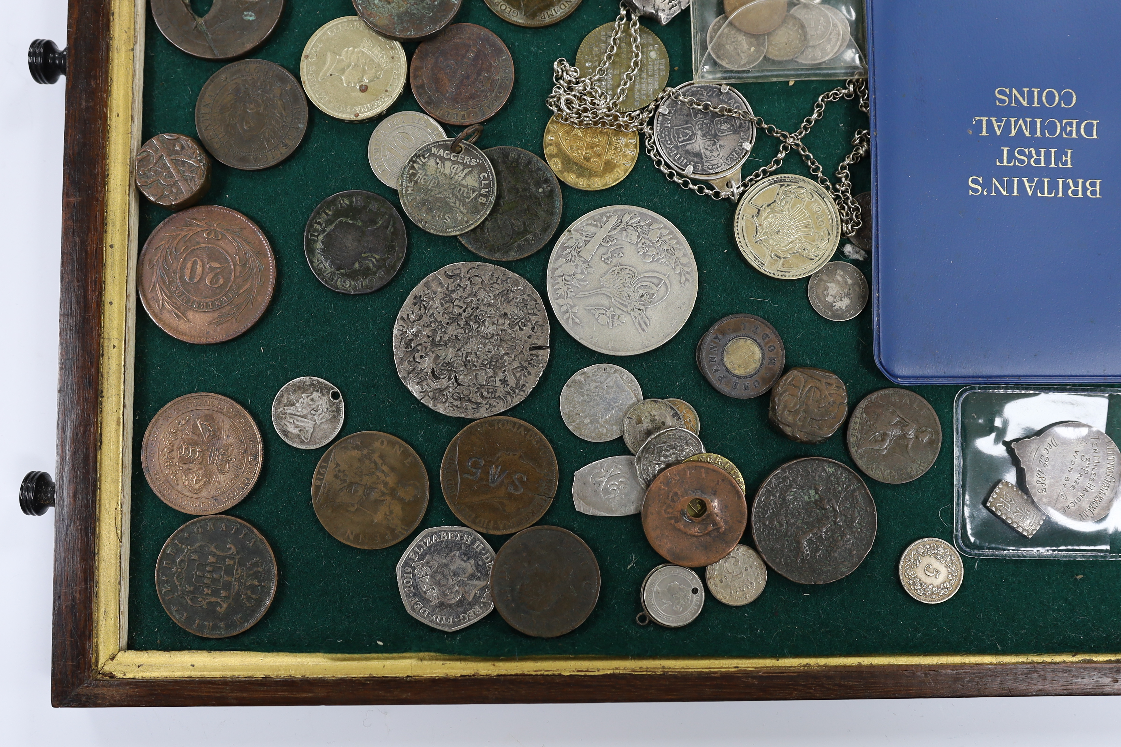 World coins, tokens and commemorative medals, 18th century to present day